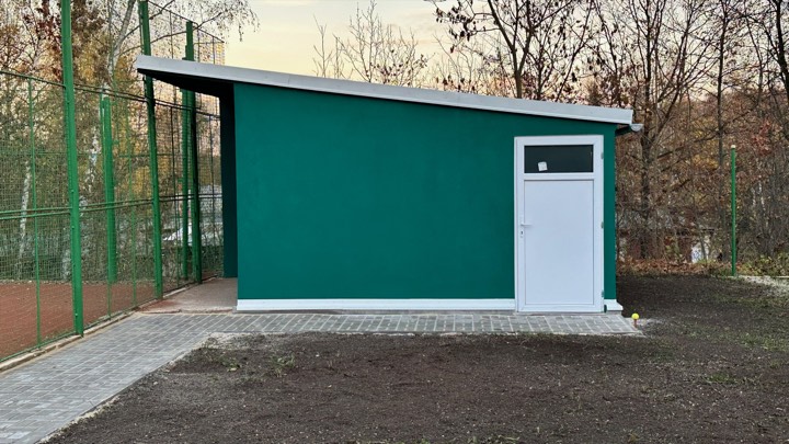Stavba multifunkční kůlny na skladování nářadí – Chodov.